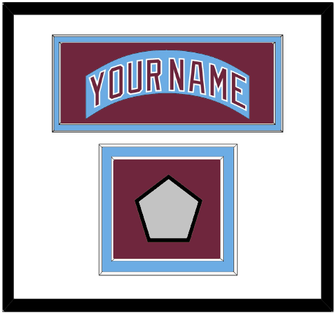 Philadelphia Nameplate & World Series Jersey Patch - Road Powder Blue (1973-1986) - Signature Tier 1