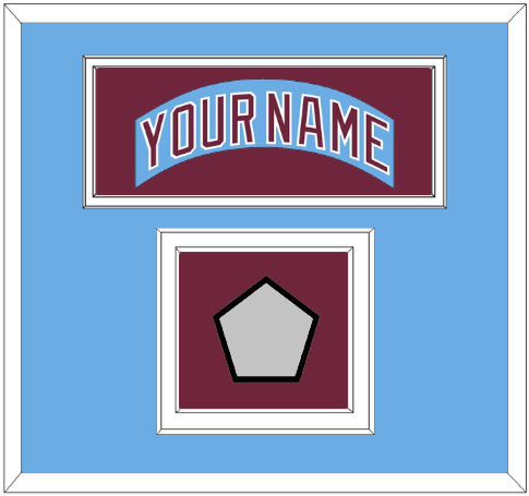 Philadelphia Nameplate & World Series Jersey Patch - Road Powder Blue (1973-1986) - Signature Tier 3