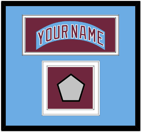 Philadelphia Nameplate & World Series Jersey Patch - Road Powder Blue (1973-1986) - Signature Tier 3