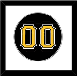 Pittsburgh Number - Alternate Black - Single Mat 1