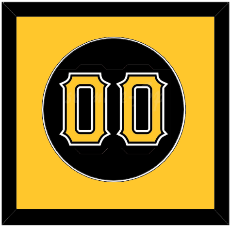 Pittsburgh Number - Alternate Black - Essential Tier 2