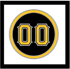 Pittsburgh Number - Alternate Black - Double Mat 1