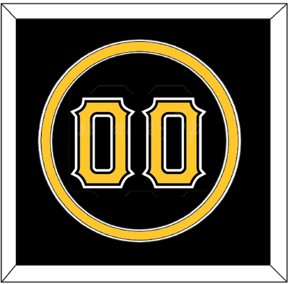 Pittsburgh Number - Alternate Black - Signature Tier 2