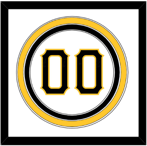 Pittsburgh Number - Home White - Premier Tier 1