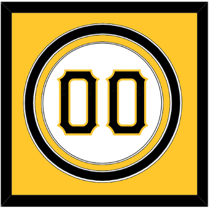 Pittsburgh Number - Home White - Premier Tier 2