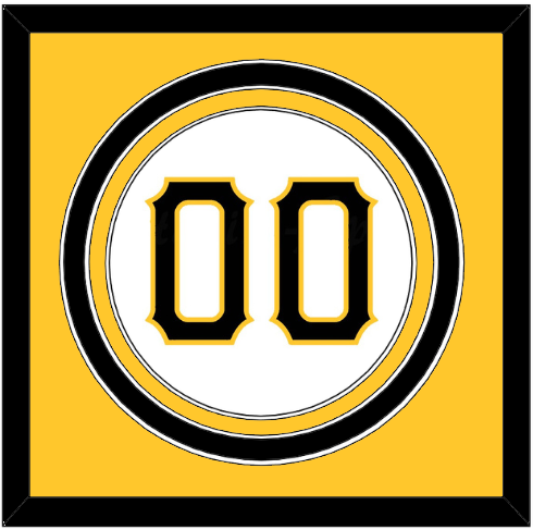 Pittsburgh Number - Home White - Premier Tier 2
