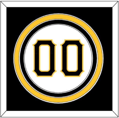 Pittsburgh Number - Home White - Premier Tier 3