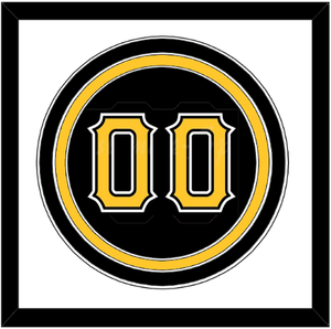 Pittsburgh Number - Alternate Black - Triple Mat 1