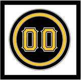 Pittsburgh Number - Alternate Black - Triple Mat 1