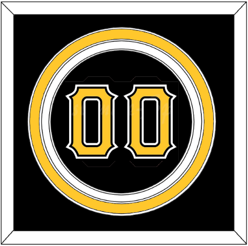 Pittsburgh Number - Alternate Black - Triple Mat 2