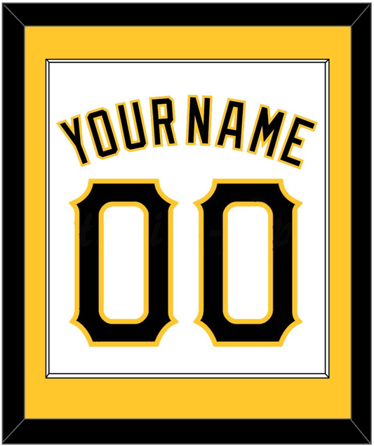 Pittsburgh Name & Number - Home White - Essential Tier 1