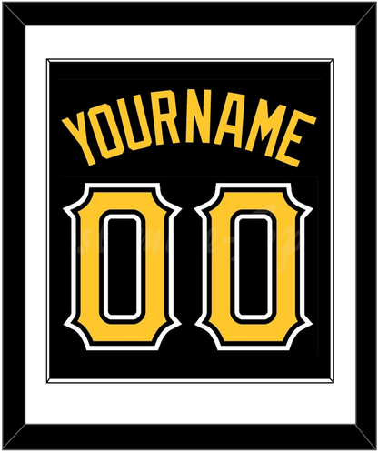 Pittsburgh Name & Number - Alternate Black - Essential Tier 1
