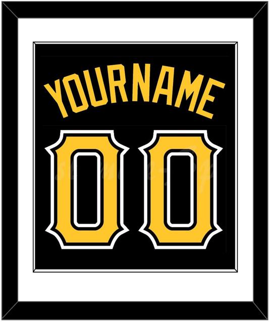 Pittsburgh Name & Number - Alternate Black - Essential Tier 1