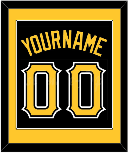 Pittsburgh Name & Number - Alternate Black - Essential Tier 2