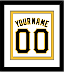 Pittsburgh Name & Number - Home White - Double Mat 1