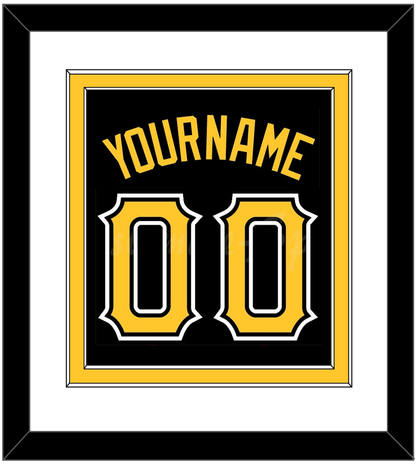 Pittsburgh Name & Number - Alternate Black - Signature Tier 1