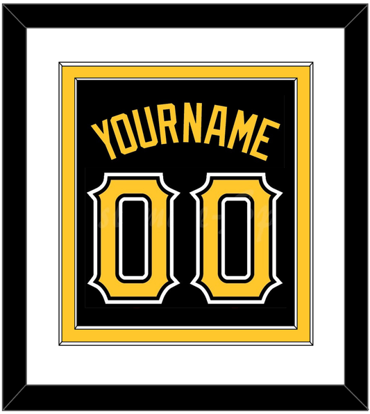 Pittsburgh Name & Number - Alternate Black - Signature Tier 1