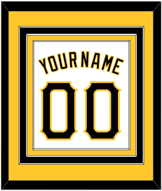 Pittsburgh Name & Number - Home White - Premier Tier 2