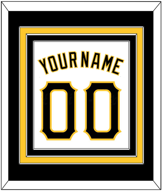 Pittsburgh Name & Number - Home White - Premier Tier 3