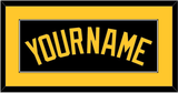 Pittsburgh Name - Alternate Black - Single Mat 2