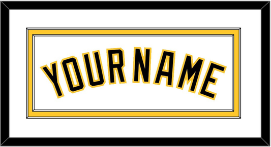 Pittsburgh Name - Home White - Signature Tier 1