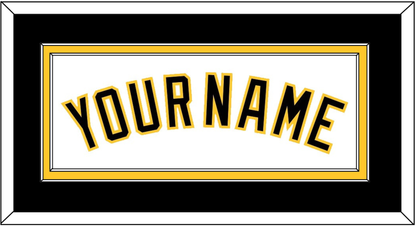 Pittsburgh Name - Home White - Signature Tier 3