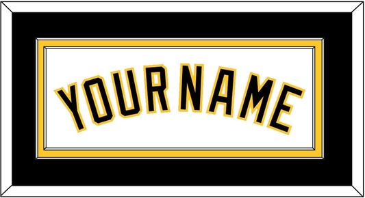 Pittsburgh Name - Home White - Signature Tier 3