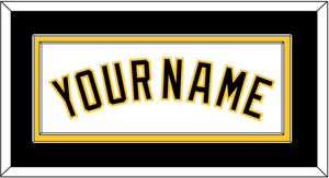 Pittsburgh Name - Home White - Double Mat 3