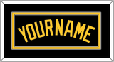 Pittsburgh Name - Alternate Black - Double Mat 2