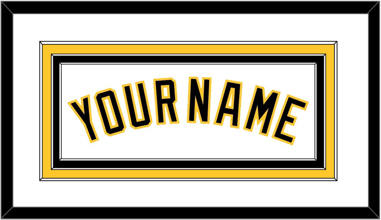 Pittsburgh Name - Home White - Premier Tier 1