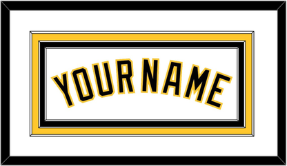 Pittsburgh Name - Home White - Premier Tier 1