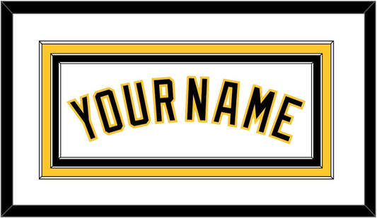 Pittsburgh Name - Home White - Premier Tier 1