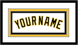 Pittsburgh Name - Home White - Triple Mat 1