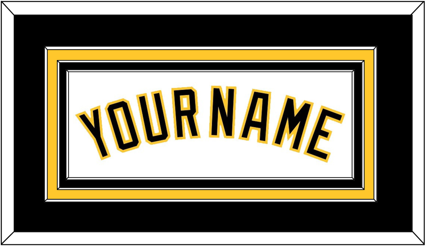 Pittsburgh Name - Home White - Premier Tier 3