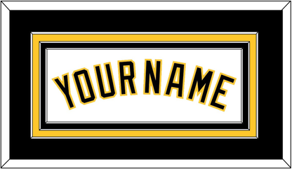 Pittsburgh Name - Home White - Premier Tier 3