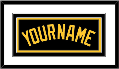 Pittsburgh Name - Alternate Black - Premier Tier 1