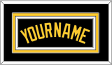 Pittsburgh Name - Alternate Black - Triple Mat 2