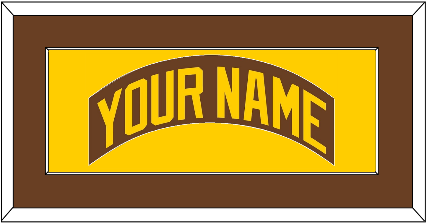 San Diego Nameplate - Road Brown (1980-1984) - Essential Tier 3