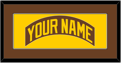 San Diego Nameplate - Road Brown (1980-1984) - Essential Tier 3