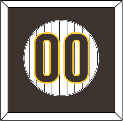 San Diego Number - Home White Pinstripes - Essential Tier 1