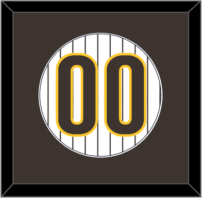 San Diego Number - Home White Pinstripes - Essential Tier 1