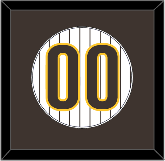 San Diego Number - Home White Pinstripes - Essential Tier 1