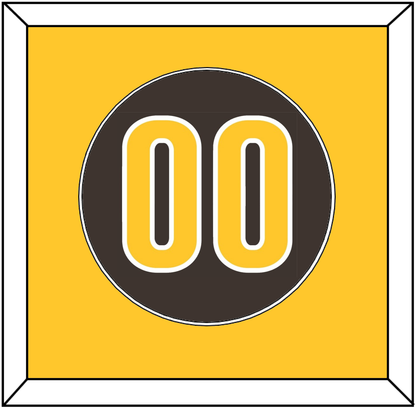 San Diego Number - Alternate Brown - Essential Tier 2