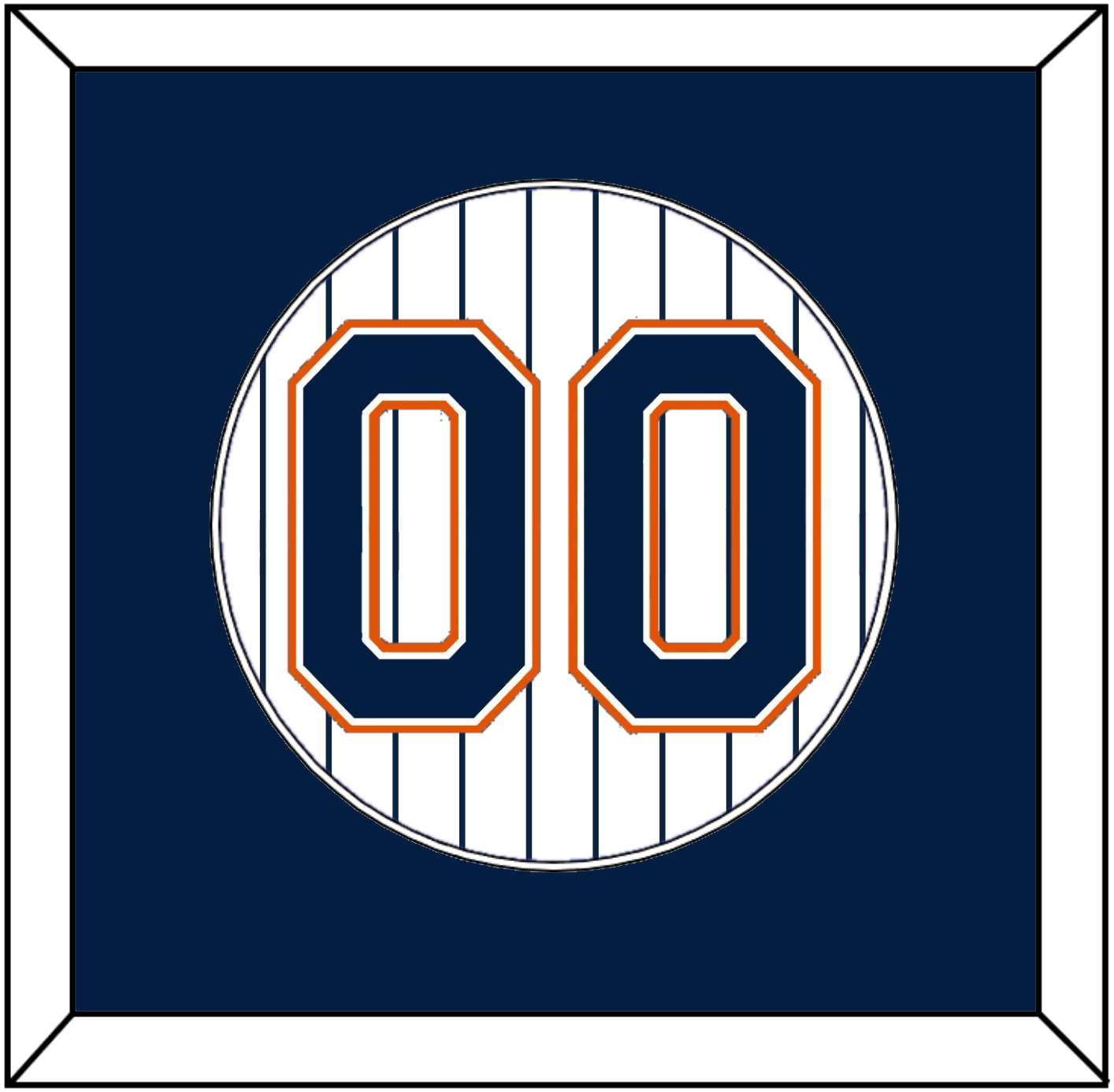 San Diego Number - Home White Pinstripes (1991-2001) - Essential Tier 1