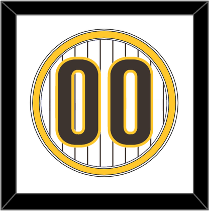 San Diego Number - Home White Pinstripes - Signature Tier 1