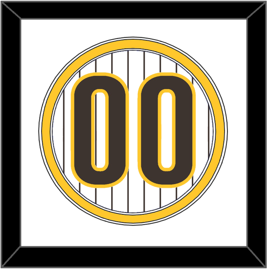 San Diego Number - Home White Pinstripes - Signature Tier 1
