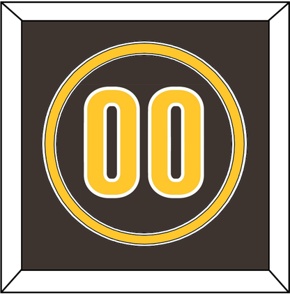 San Diego Number - Alternate Brown - Signature Tier 2