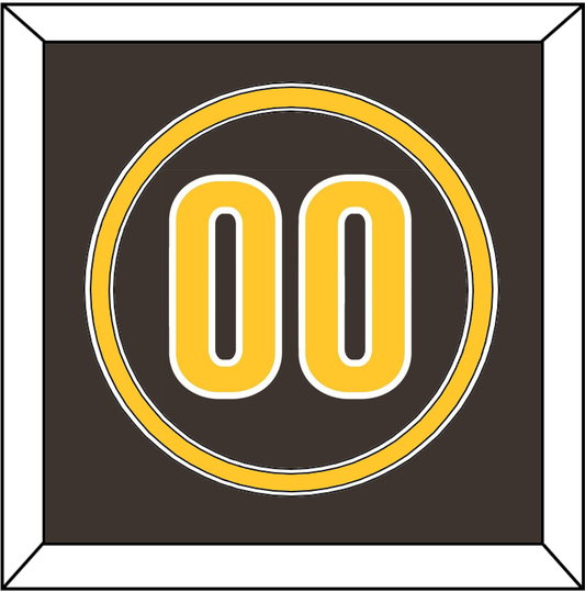 San Diego Number - Alternate Brown - Signature Tier 2