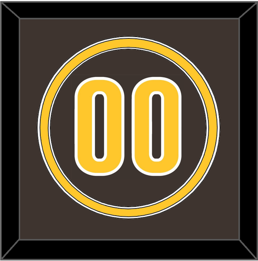 San Diego Number - Alternate Brown - Signature Tier 2