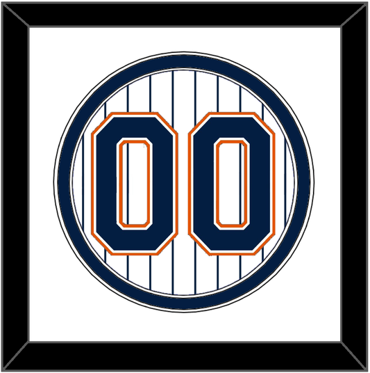 San Diego Number - Home White Pinstripes (1991-2001) - Signature Tier 1